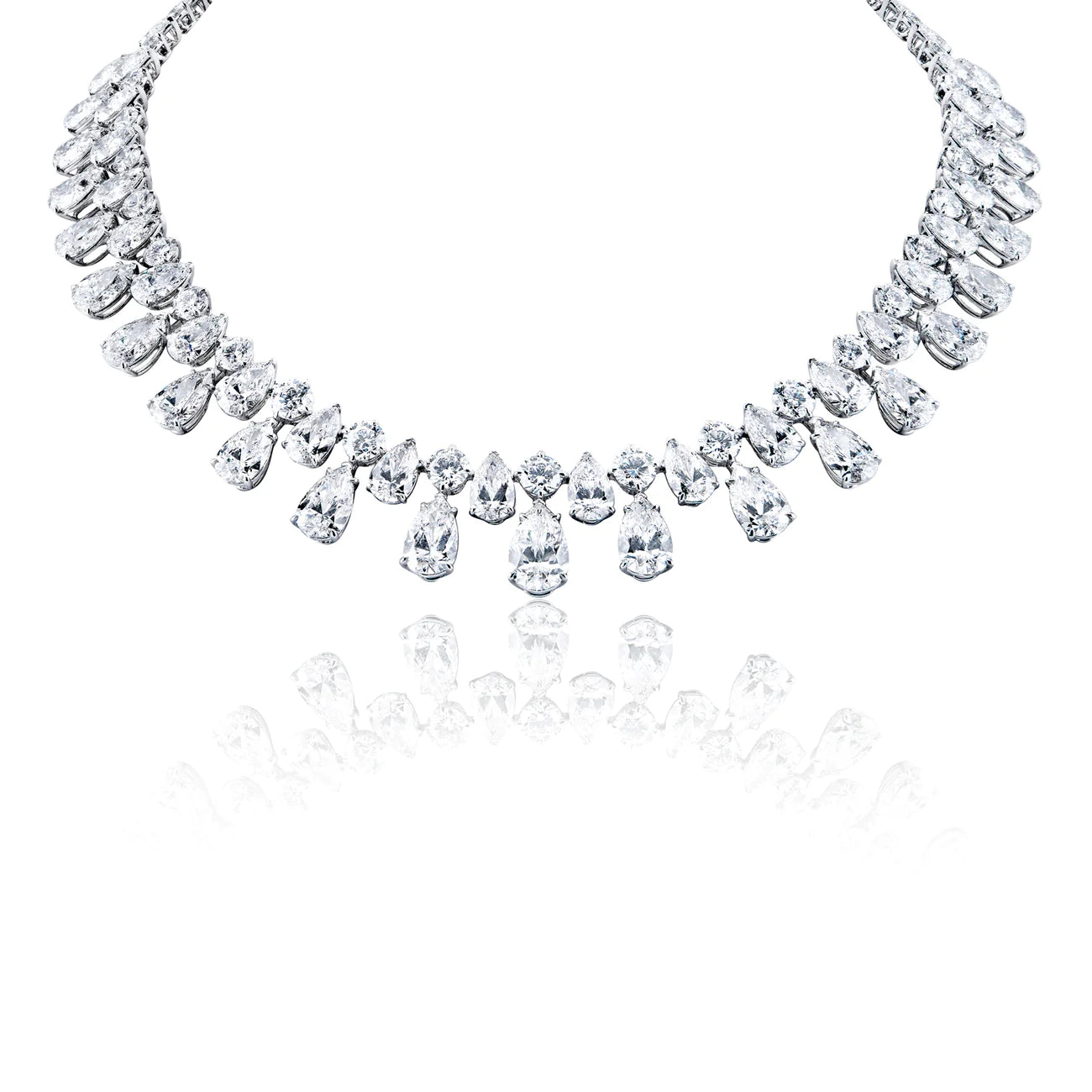Unveiling the Splendor: Latacia 89 Carat Combine Mix Shape Lab-Grown Diamond Necklace