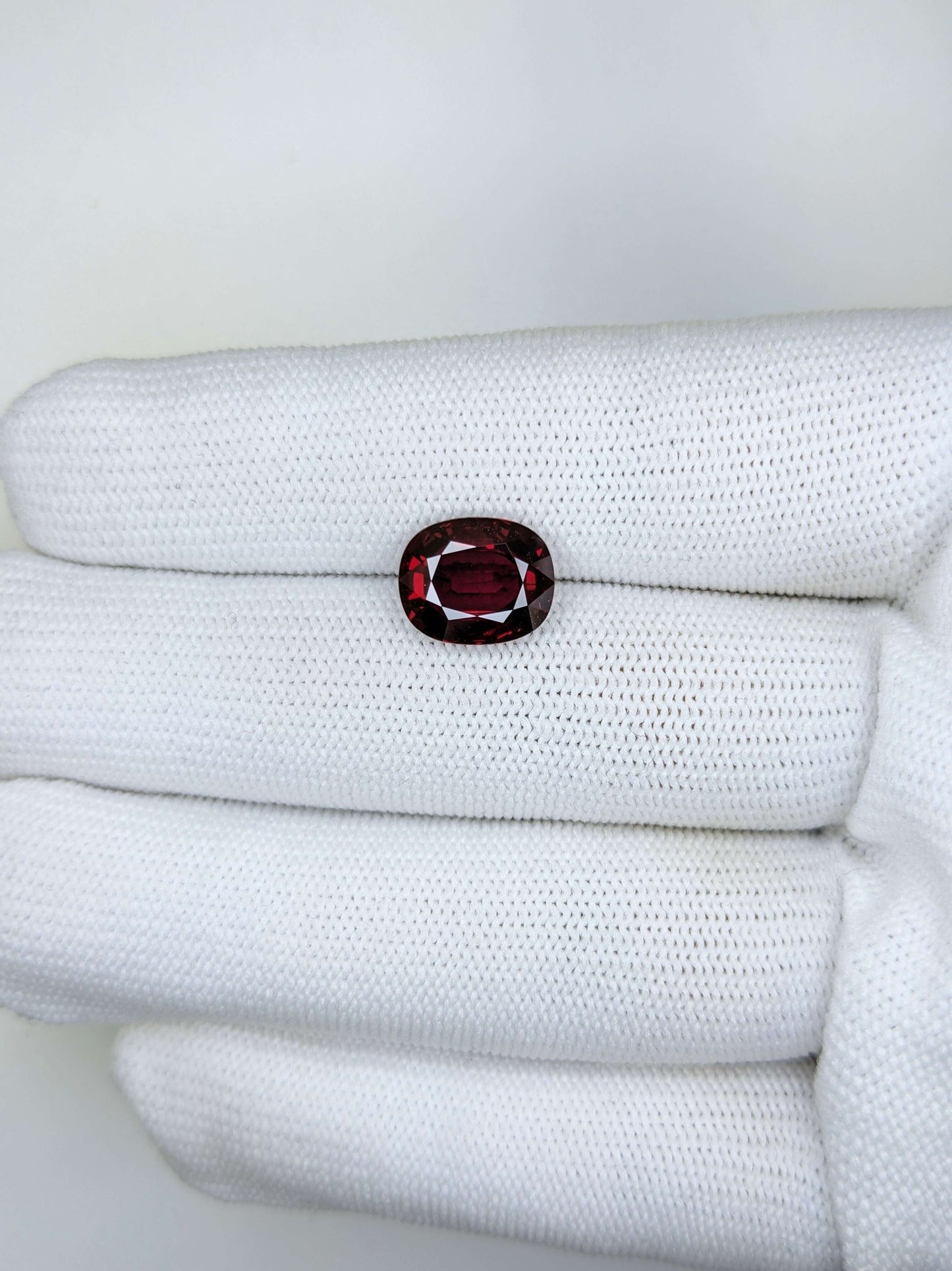 4.04 Carats Cushion Cut Heat Pigeon Blood Red Ruby Loose Gemstone Bellerophon