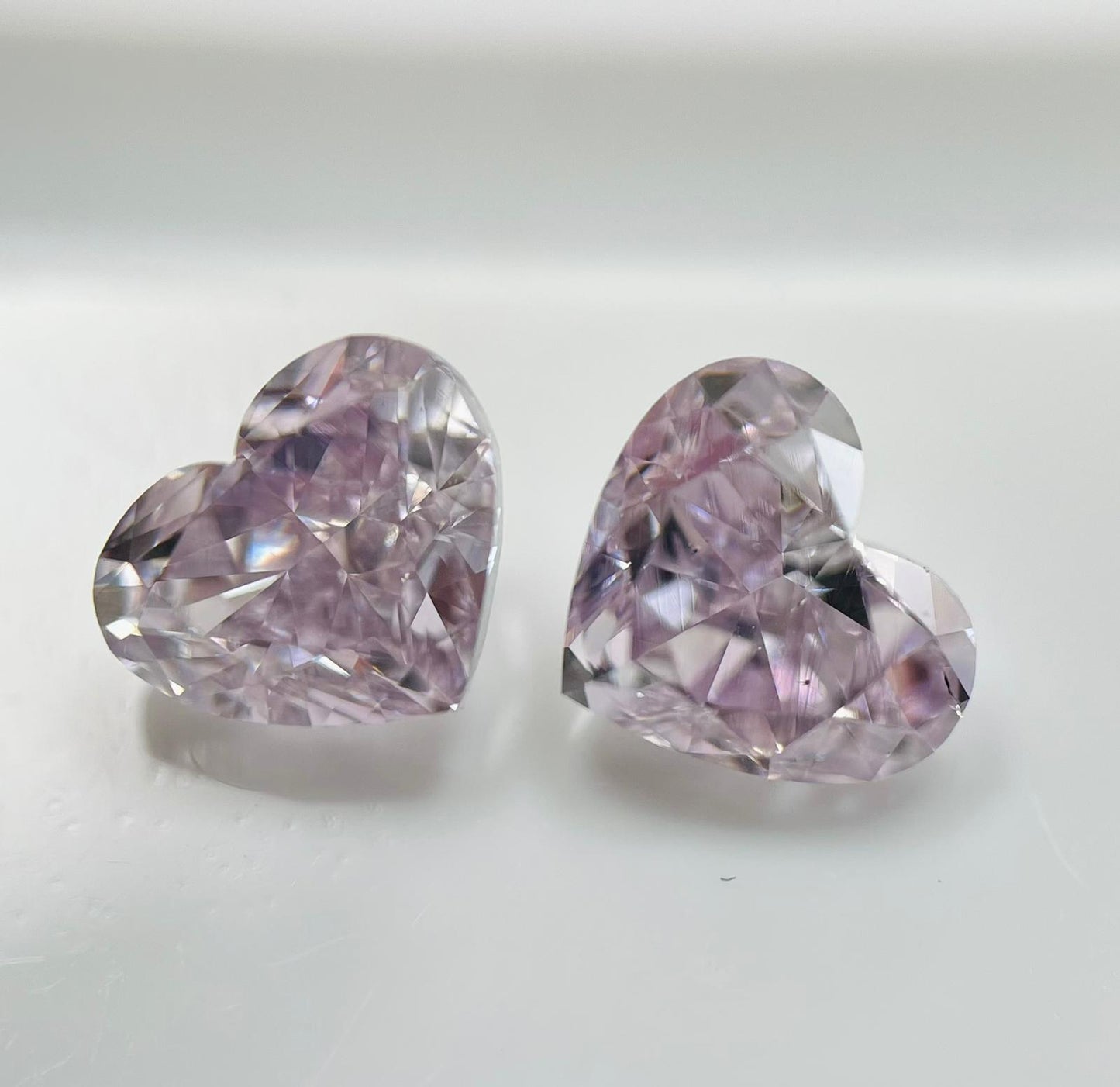 Carat Heart Shape Diamond Stud Earrings