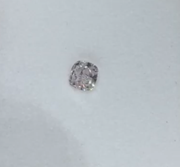 Diamond on a light gray background