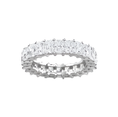 Leanndra 4.50 Carat Radiant Cut Lab Grown Diamond Eternity Band