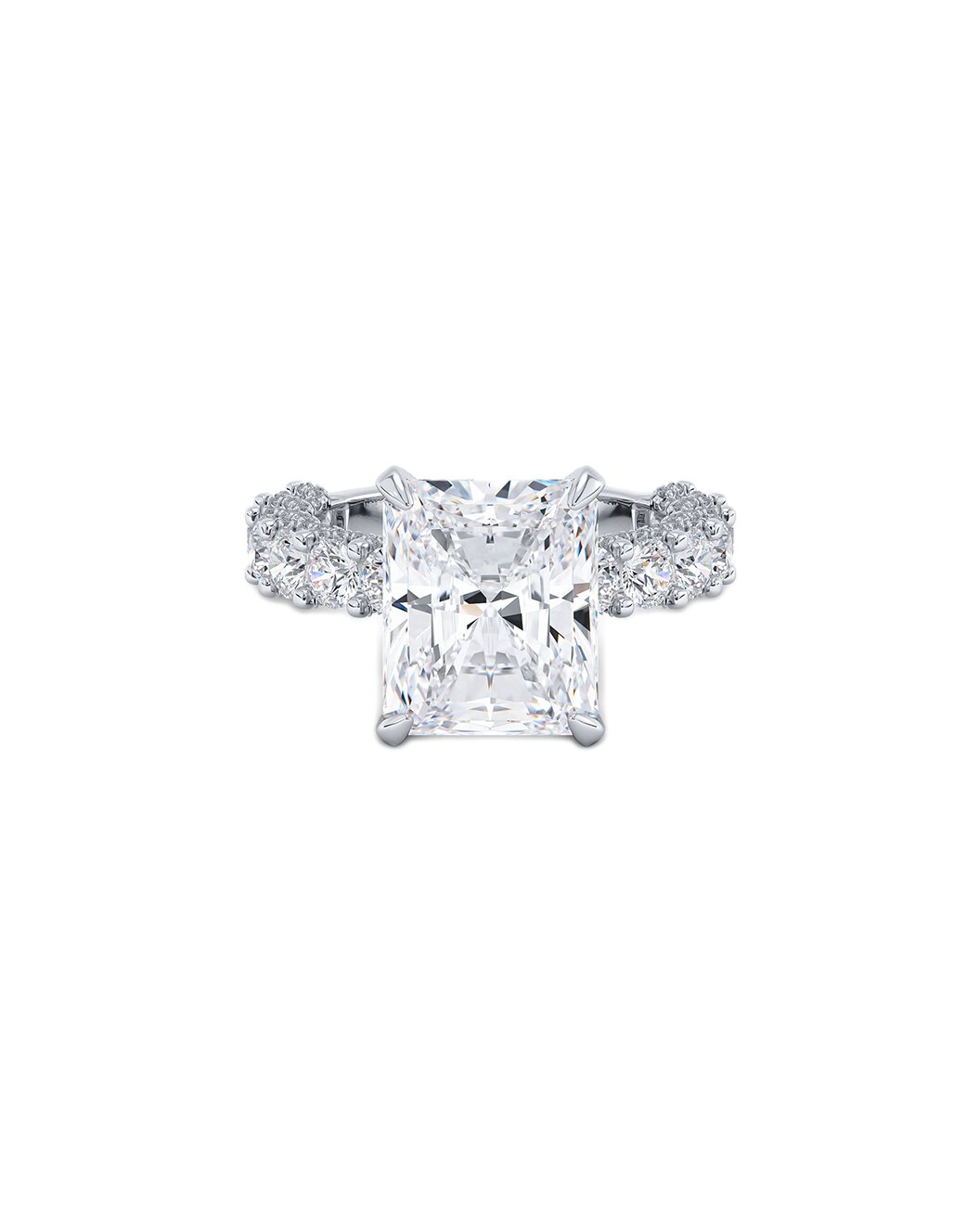 Lorrena 12 Carat Princess Cut Lab Grown Diamond Engagement Ring in