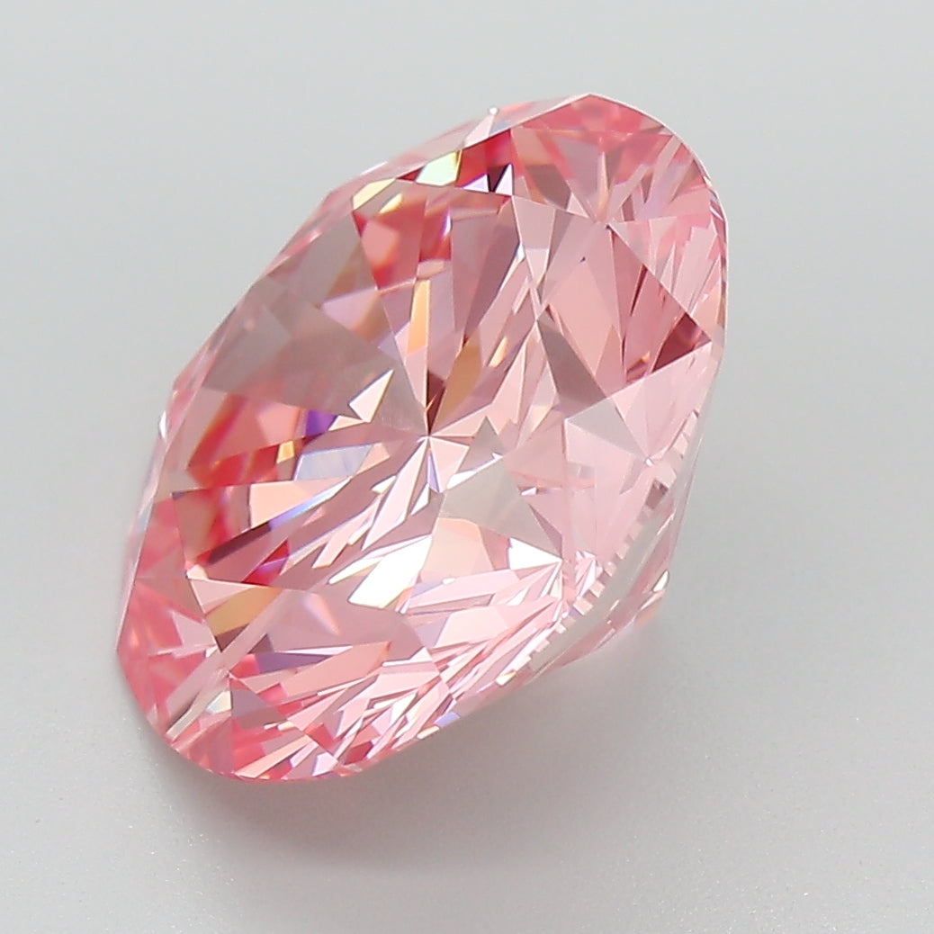 6.52ct Round Pink Loose Diamond GIA Certified