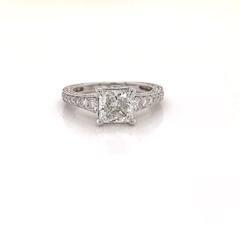 LIA Carat Princess Cut Lab Grown Diamond Engagement IGI Certified
