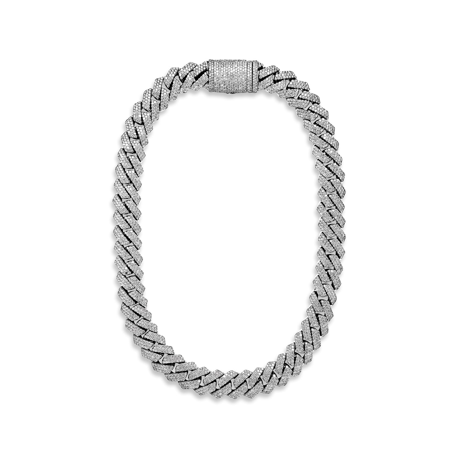 Luxurious Carat Round Diamond Cuban Link Chain – Nekta New York