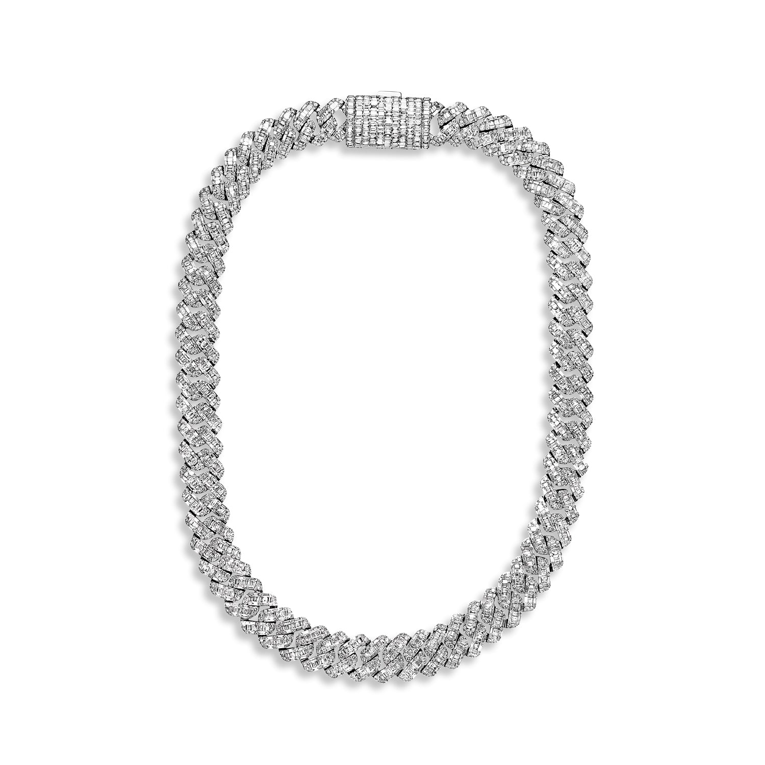 Gian Carat Mixed Shape Diamond Cuban Link Chain – Nekta New York