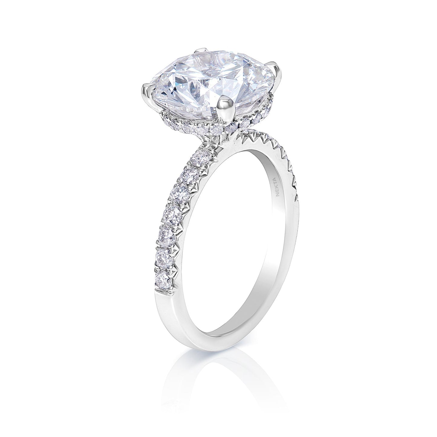 LETO 6 Carat Lab Grown Diamond Engagement Ring IGI Certified