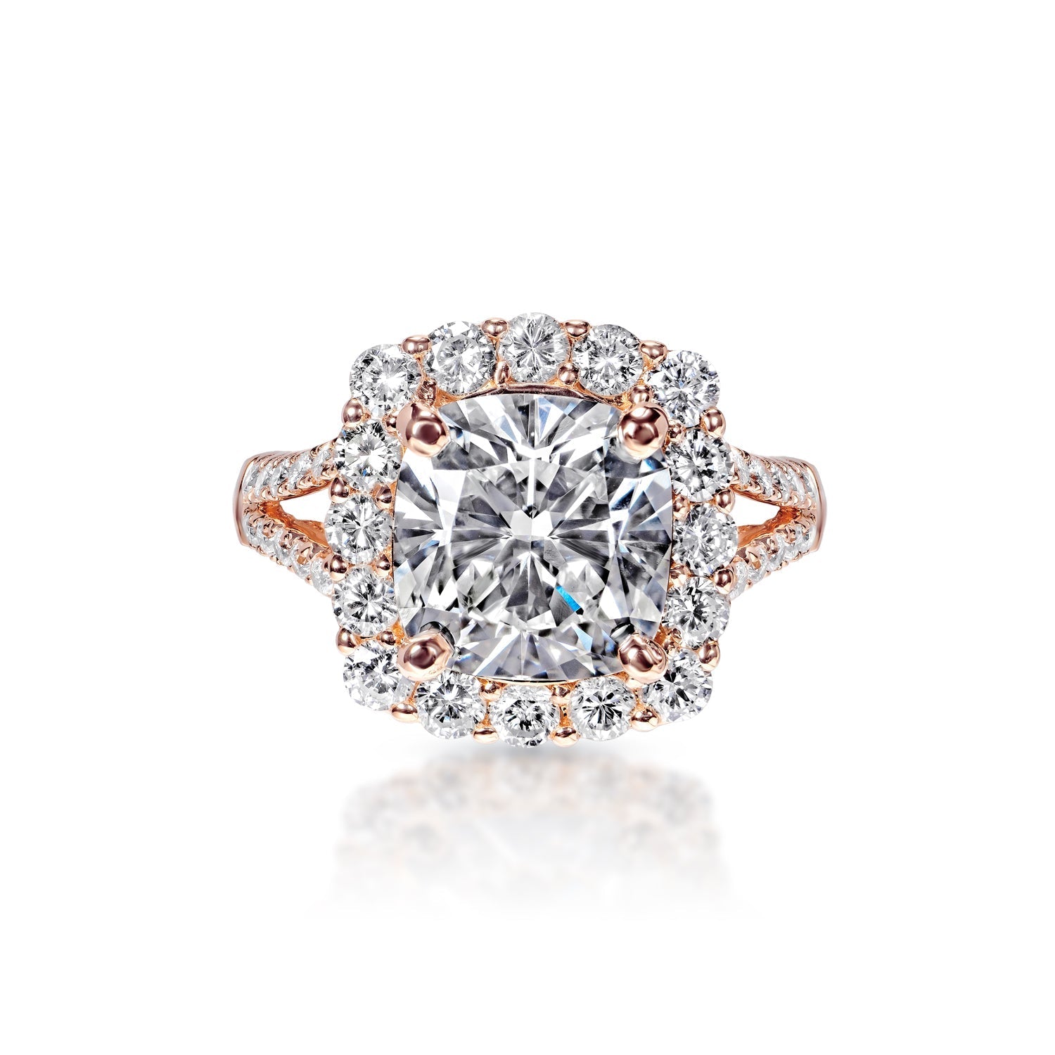 Lassie 4-Carat G VS1 Cushion Cut Lab-Grown Diamond Ring – Nekta