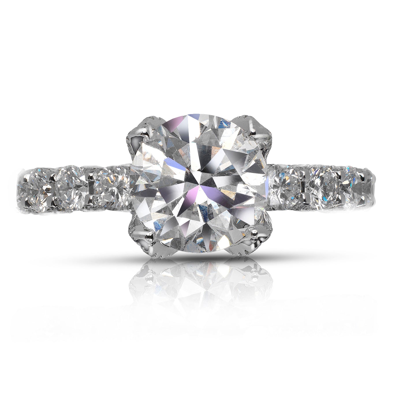 May Carat Round Cut Diamond Engagement Ring – Nekta New York