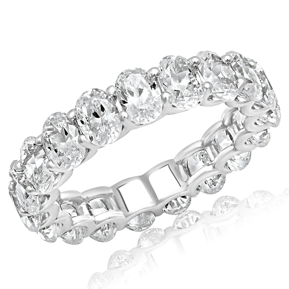 Stunning Oval Cut Diamond Eternity Band – Nekta New York