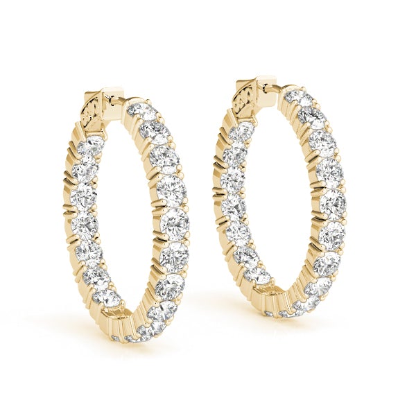 Diamond eternity earrings Clearance