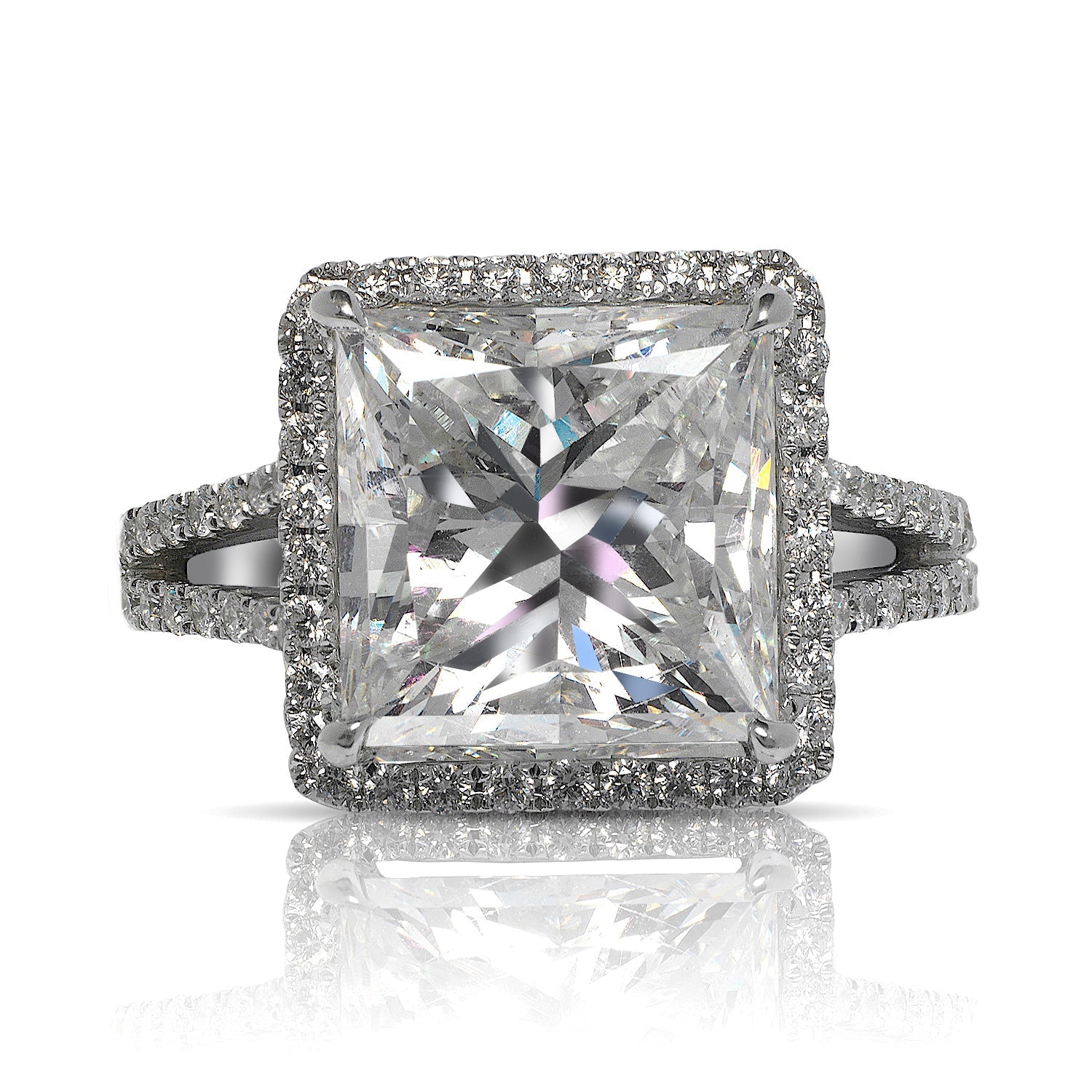 Elegant Carat Princess Cut Diamond Engagement Ring – Nekta New York