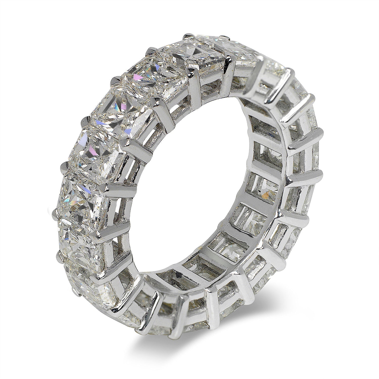Alex Carat Radiant Cut Diamond Eternity Band – Nekta New York
