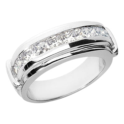 Argos Men's Diamond Wedding Ring in Platinum – Nekta New York