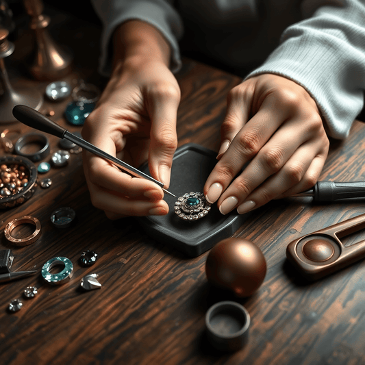 Creating a gemstone jewelry