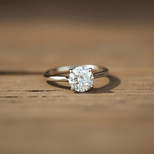 Round Brilliant Cut Diamond Engagement Ring