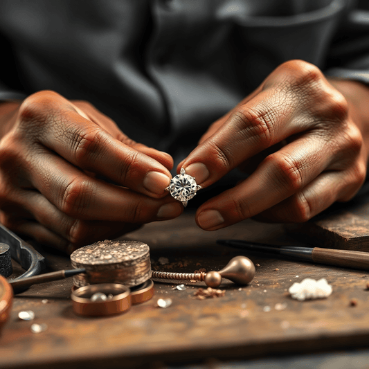 Crafting diamond engagement rings