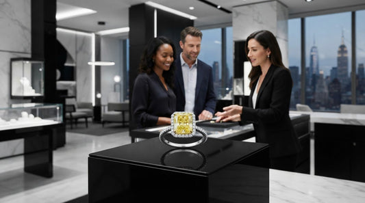 Radiant Cut Engagement Rings in NYC: A Buyer’s Guide to Yellow Diamonds
