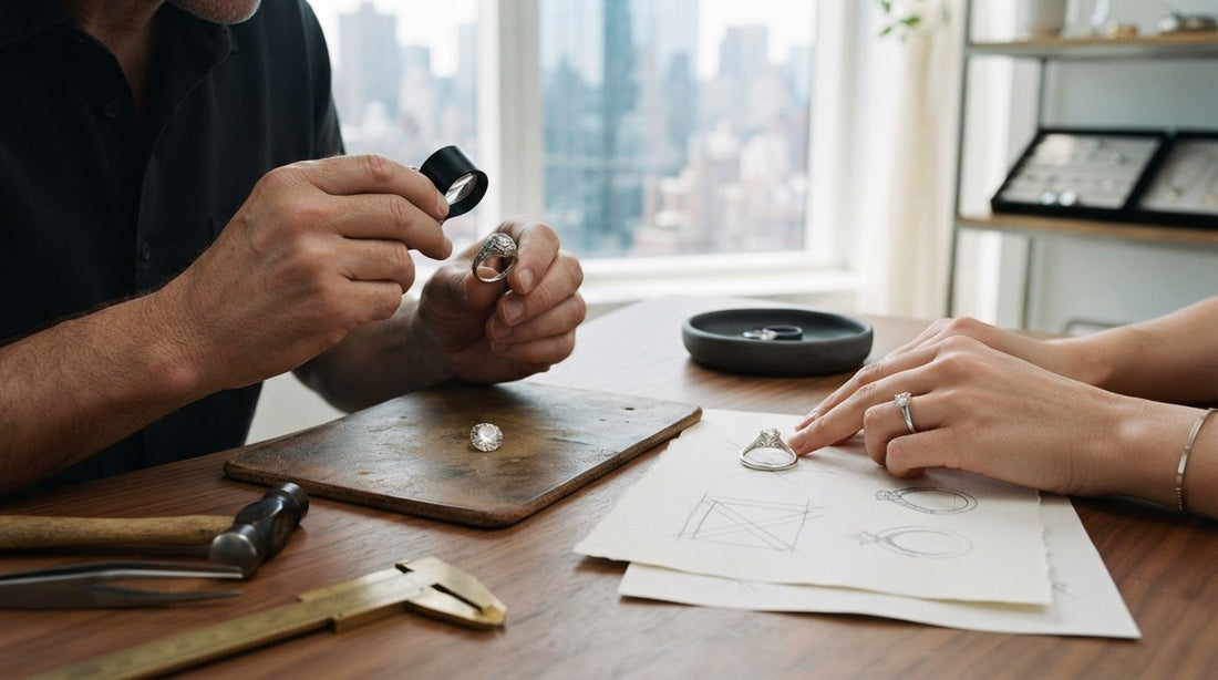 Redesigning Heirloom Jewelry in NYC’s Diamond District: A Custom Ring Guide