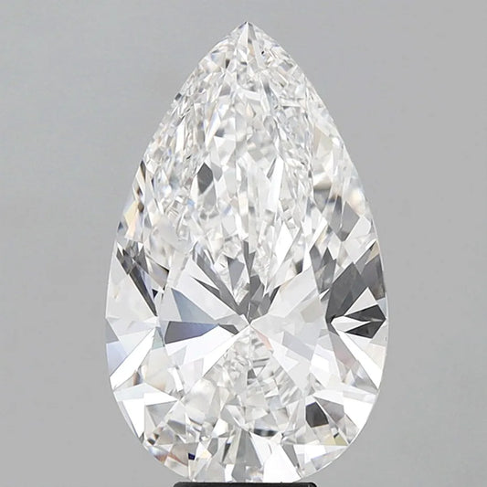 9.65ct Pear Lab Grown Diamond (Colour E, Clarity VVS1, IGI Certified)