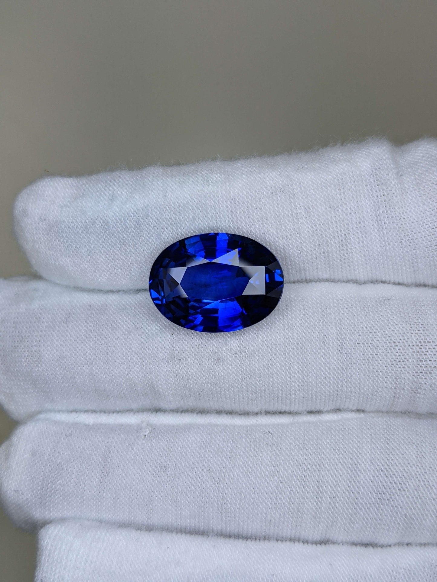 16.48 Carat Oval Cut Heat Royal Blue Sapphire Loose Gemstone GIA Certified On Hand