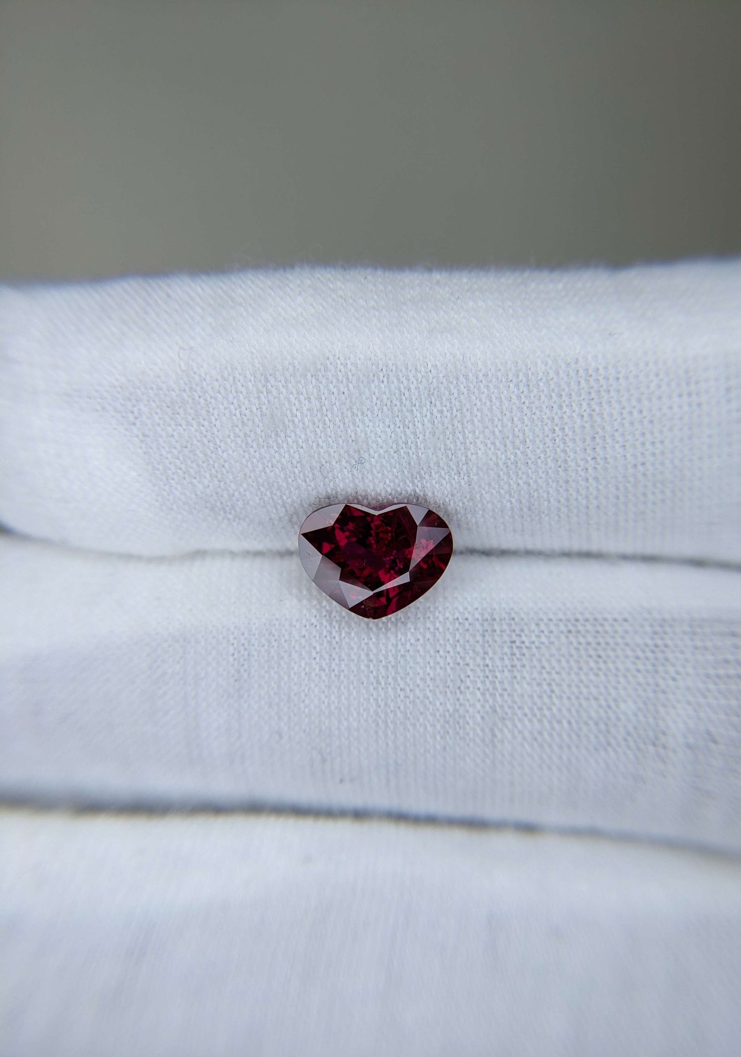 2.51 Carats Heart Cut No Heat Pigeon Blood Red Ruby Loose Gemstone GRS On Hand