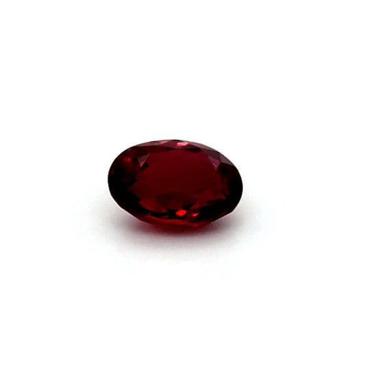 3.01 Carats Oval Cut Heat Pigeon Blood Red Ruby Loose Gemstone GRS
