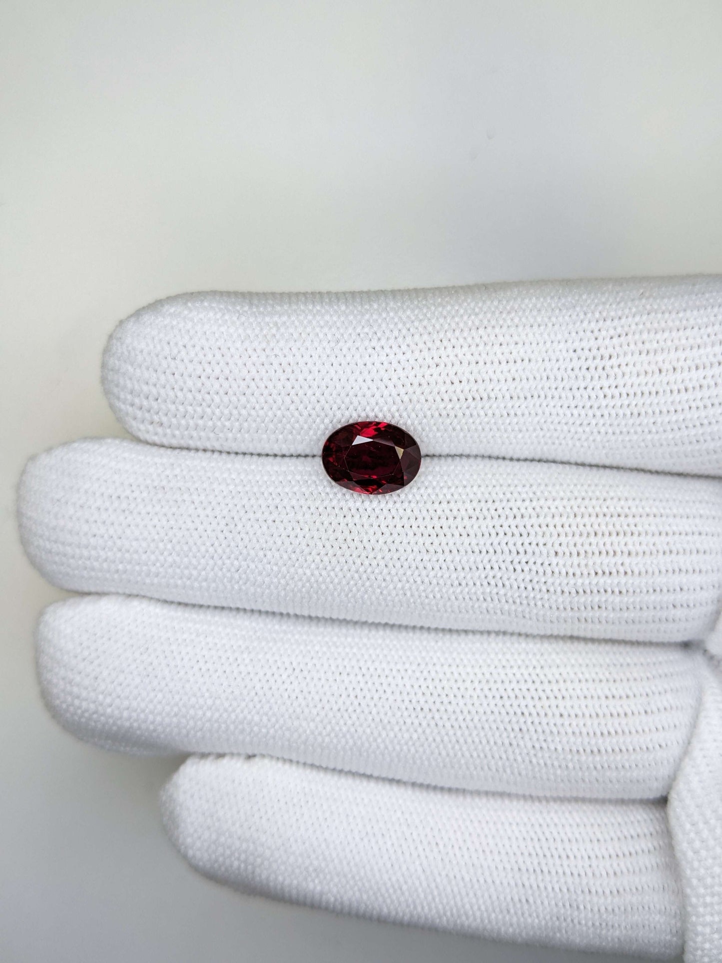 3.01 Carats Oval Cut Heat Pigeon Blood Red Ruby Loose Gemstone GRS On Hand 2
