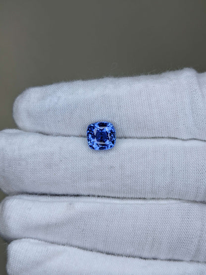 3.03 Carat Cushion Cut No Heat Medium Blue Sapphire Loose Gemstone GIA Certified On Hand