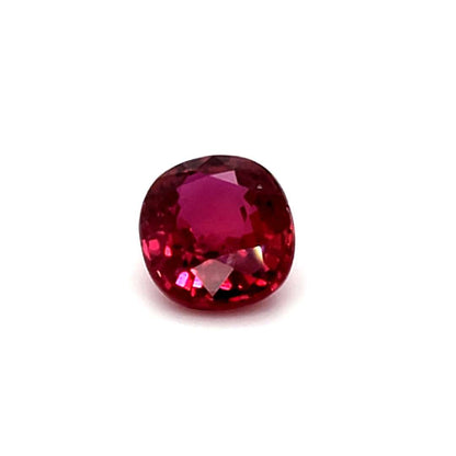 3.11 Carats Oval Cut No Heat Pigeon Blood Red Ruby Loose Gemstone GRS