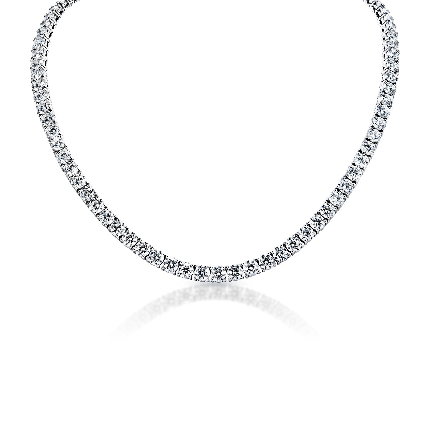 Diamond Tennis Necklace — Ouros Jewels