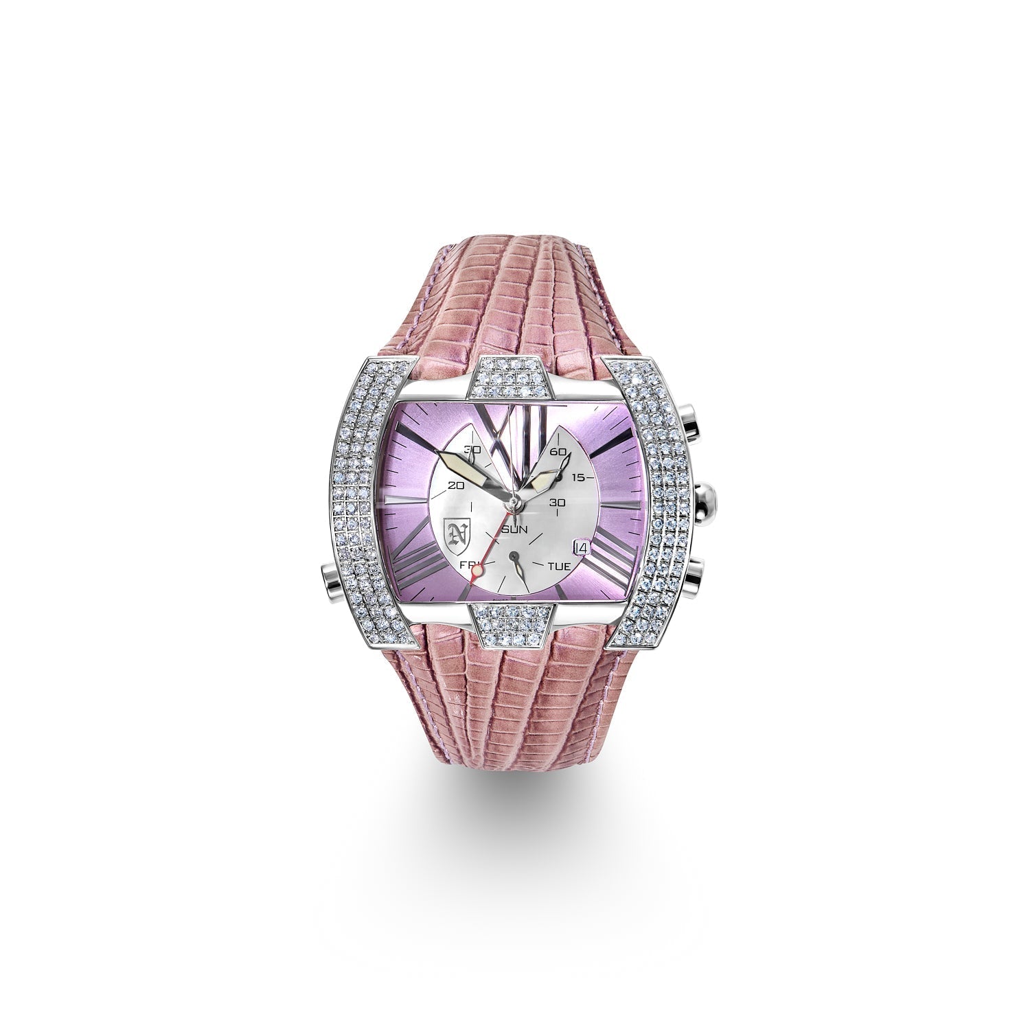 Nekta Watch: Aleena Magic 2 Carat Pave Diamond Watch