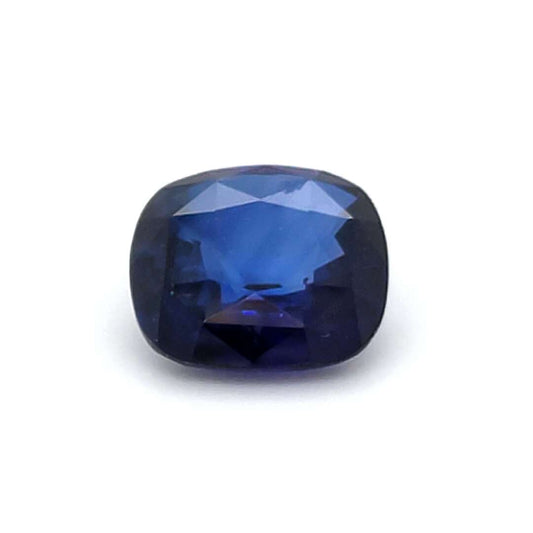 7.12 Carat Cushion Cut Heat Royal Blue Sapphire Loose Gemstone