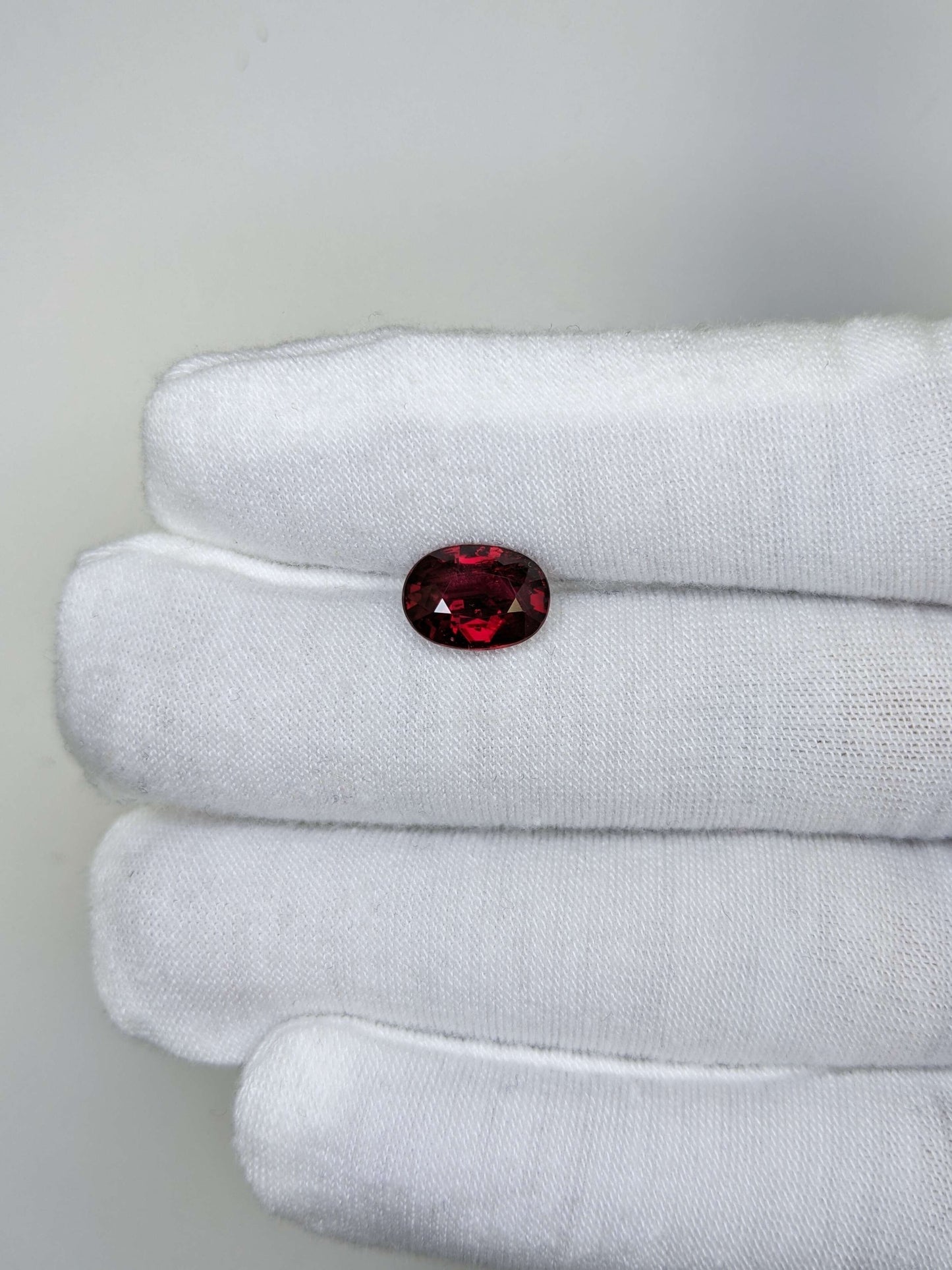 4.02 Carats Oval Cut No Heat Pigeon Blood Red Ruby Loose Gemstone GRS