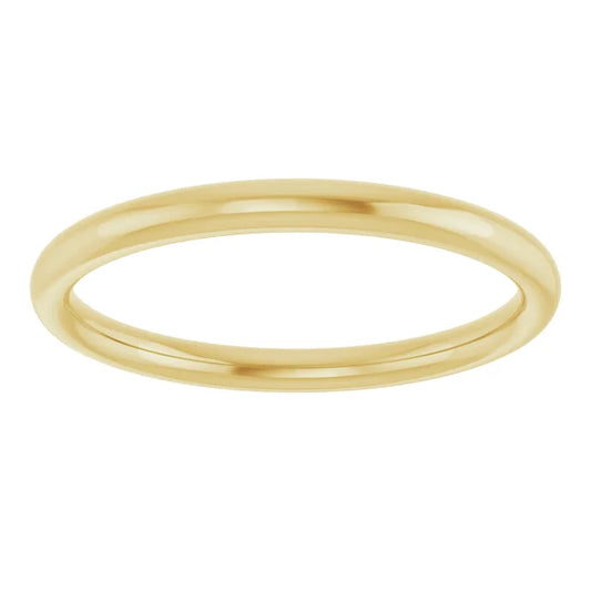 Evyra Wedding Band in 14k Yellow Gold
