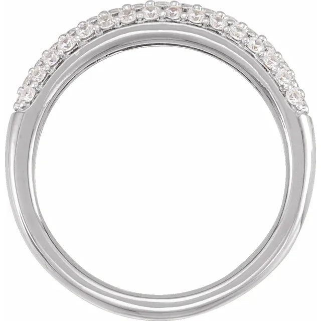 Lawanda 1.50 Carat Round Cut Lab Grown Diamond Ring in 14k White Gold Side