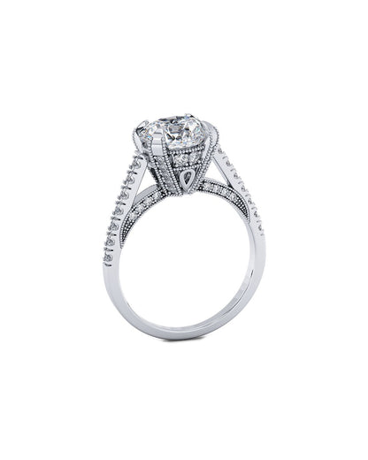 Laylani 2.35 Carat Round Cut Lab Grown Diamond Engagement Ring in 14k White Gold