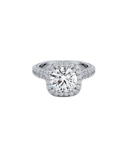 Lilouette Diamond ring with a white background Front