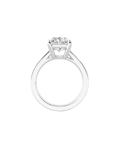 Diamond ring on a white background