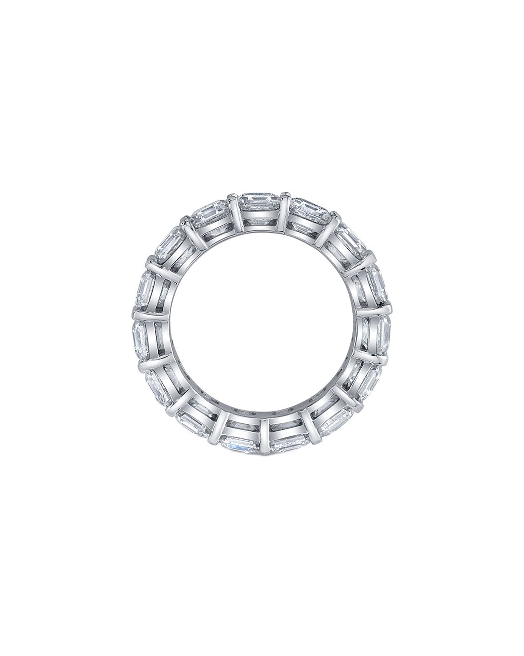 Lumina 15 Carat Oval Cut Lab Grown Diamond Engagement Ring in 14k White Gold Body