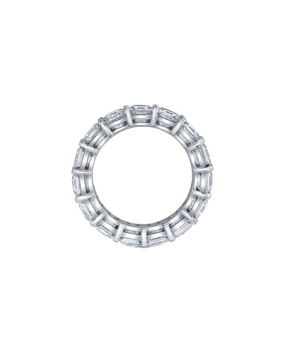 Lumina 15 Carat Oval Cut Lab Grown Diamond Engagement Ring in 14k White Gold Body