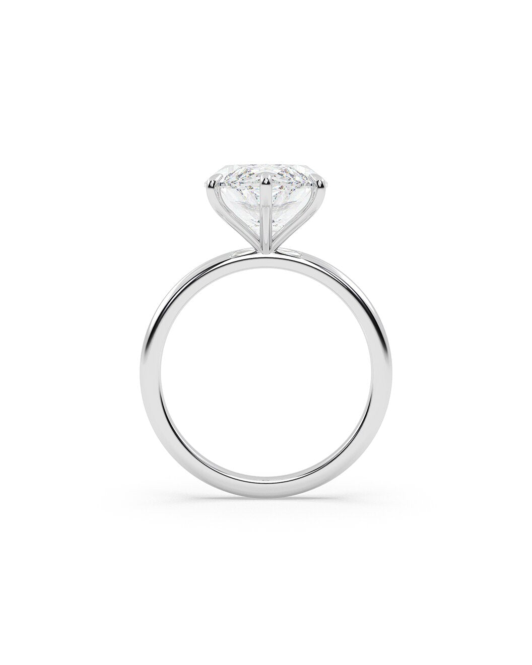 Lynae 7 Carat Marquise Cut Lab Grown Diamond Engagement Ring in 14k White/Yellow Gold