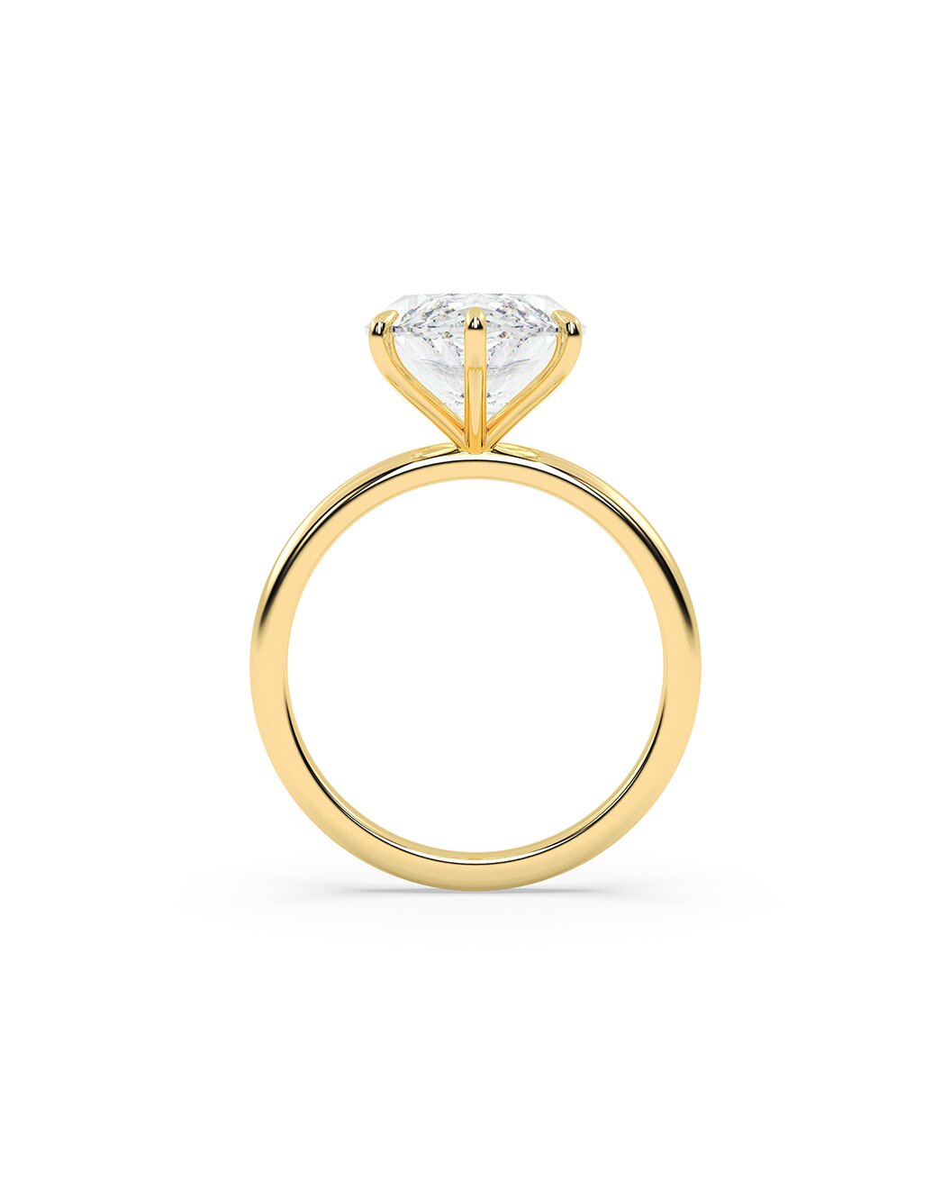 Lynae 7 Carat Marquise Cut Lab Grown Diamond Engagement Ring in 14k White/Yellow Gold