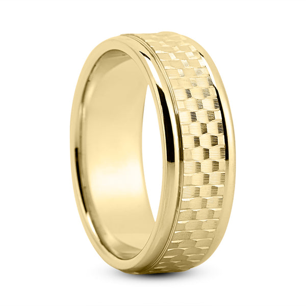 Jose Men's Wedding Ring in 18K Yellow Gold | Nekta NYC – Nekta New