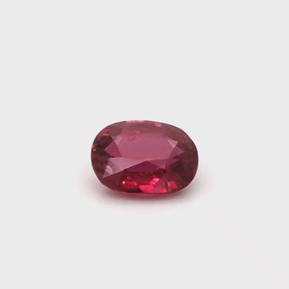 3.19 Carats Oval Cut Heat Pigeon Blood Red Ruby Loose Gemstone Showcase video