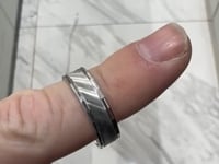 Benji Men's Wedding Ring in Sterling Silver 7MM