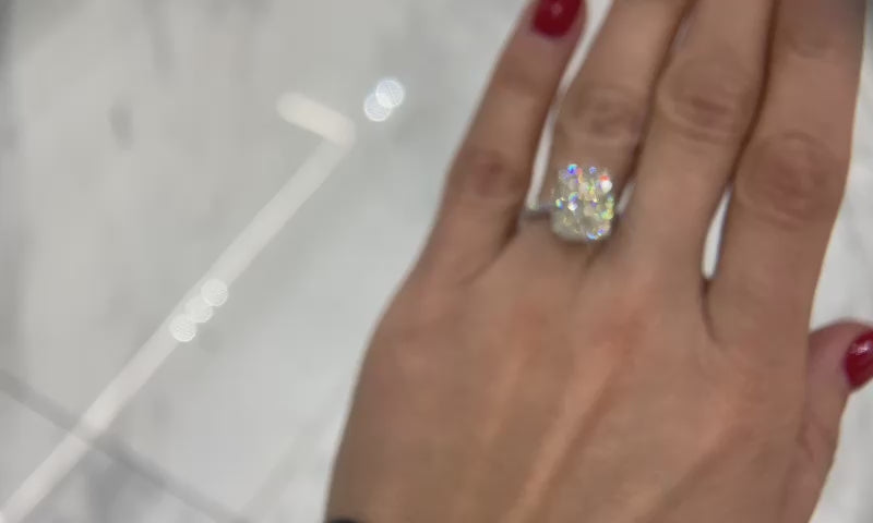 Cushion Modified Brilliant Cut Diamond Engagement Ring Video