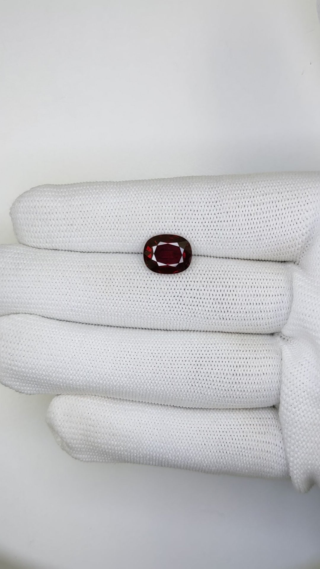 4.04 Carats Cushion Cut Heat Pigeon Blood Red Ruby Loose Gemstone Video