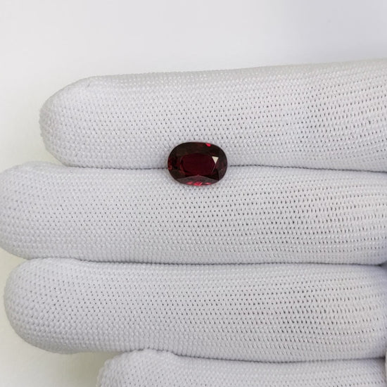4.01 Carats Oval Cut Heat Pigeon Blood Red Ruby Loose Gemstone Video