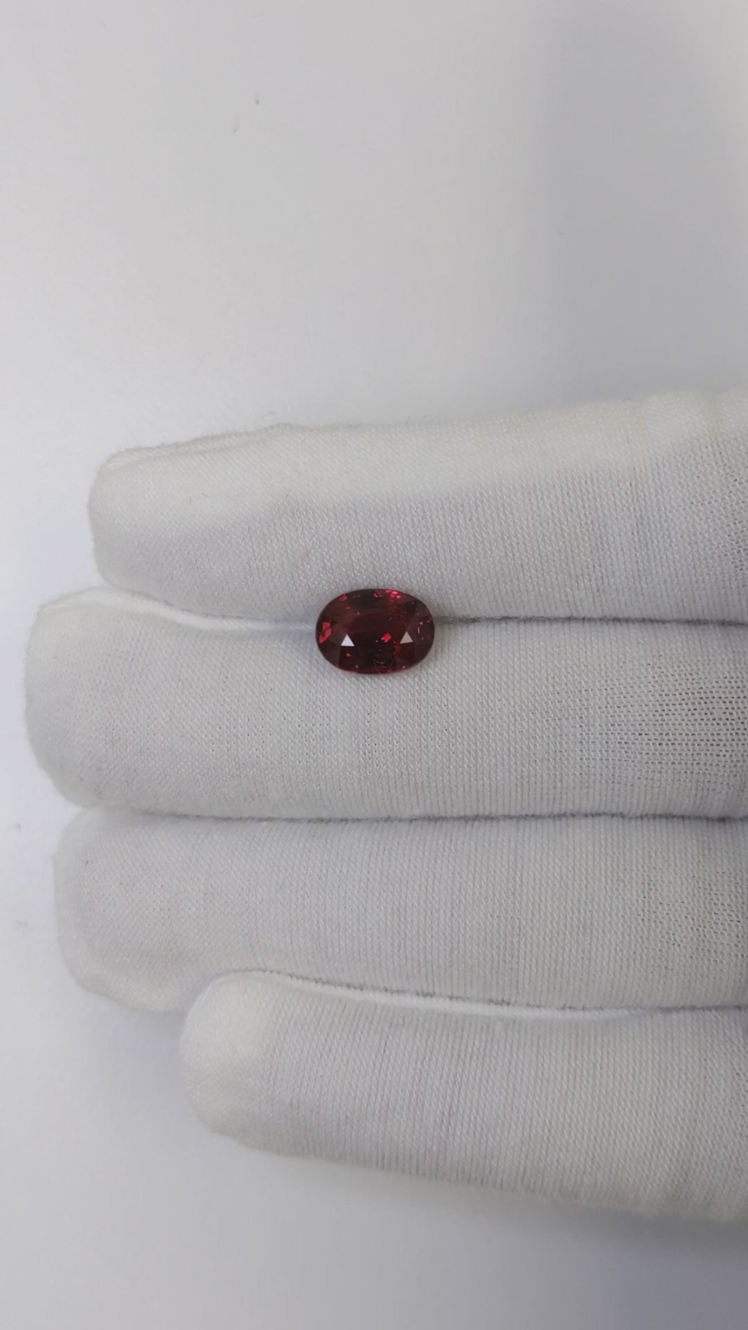 4.02 Carats Oval Cut No Heat Pigeon Blood Red Ruby Loose Gemstone GRS Video 1